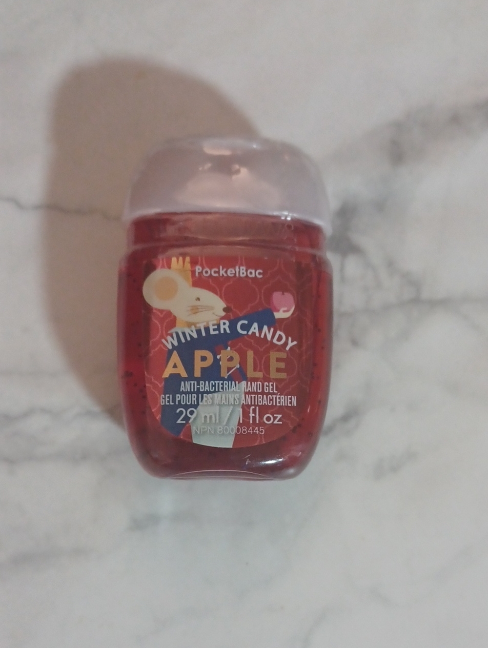 4/$30 New "Winter Candy Apple" - PocketBac Anti-Bacterial Hand Gel
